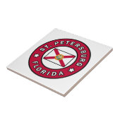 Sint-Petersburg Florida Tegeltje (Zijkant)