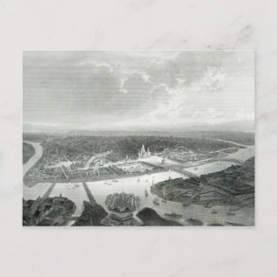 Sint-Petersburg, gegraveerd door S.Bradshaw, c.186 Briefkaart