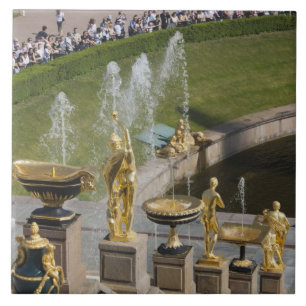 Sint-Petersburg, Grand Cascade fonteinen Tegeltje