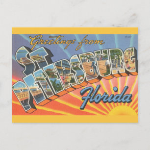 Sint-Petersburg groet Briefkaart