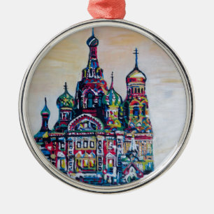 Sint-Petersburg I Metalen Ornament