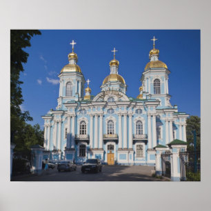 Sint-Petersburg, Mariinsky, Nikolsky Kathedraal Poster