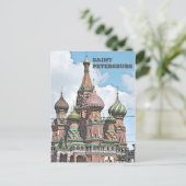 Sint-Petersburg, Rusland Briefkaart (Staand voorkant)