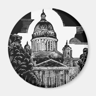 SINT-PETERSBURG - Sint-Izaäkkathedraal magneet