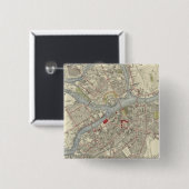 Sint-Petersburg Vierkante Button 5,1 Cm (Voorkant /achterkant)