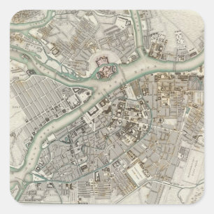 Sint-Petersburg Vierkante Sticker