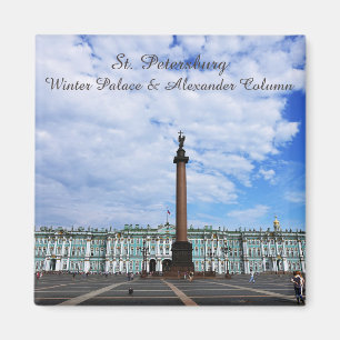 Sint-Petersburg, Winterpaleis & Alexander Column Magneet