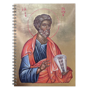 Sint Petrus de apostel - Oosters-Orthodoxe icoon Notitieboek