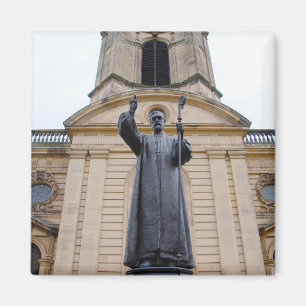 Sint-Philip's kathedraal - standbeeld van Charles Magneet