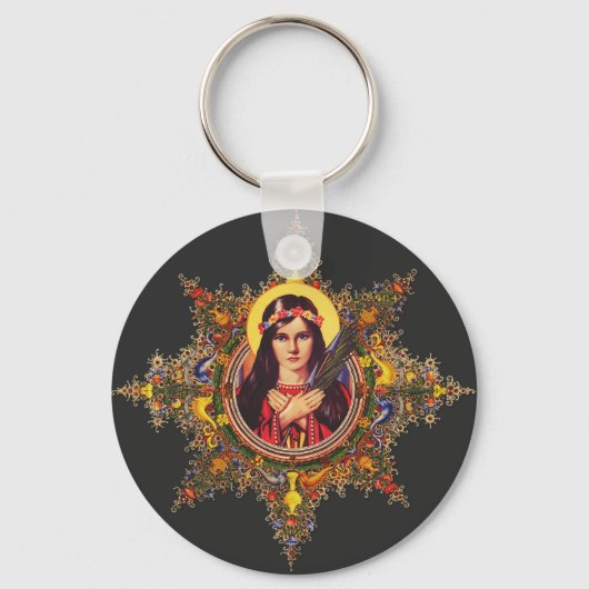Sint Philomena Sleutelhanger (Voorkant)