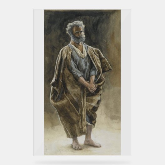 Sint-Pieter Apostel door James Tissot Acryl Bord (Voorkant)