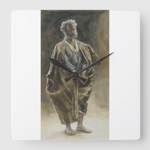 Sint-Pieter Apostel door James Tissot Vierkante Klok