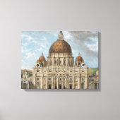 Sint-Pietersbasiliek in Vaticaanstad Canvas Afdruk (Voorkant)