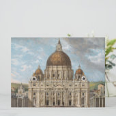 Sint-Pietersbasiliek in Vaticaanstad Kaart (Staand voorkant)