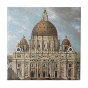 Sint-Pietersbasiliek in Vaticaanstad Tegeltje