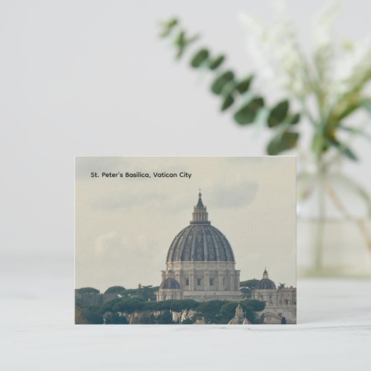 Sint-Pietersbasiliek, Vaticaanstad Briefkaart (Staand voorkant)