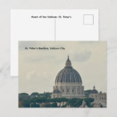 Sint-Pietersbasiliek, Vaticaanstad Briefkaart (Voorkant / Achterkant)
