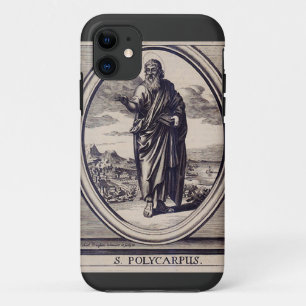 Sint Polycarpus van Smyrna martelaar en kerkvader iPhone 11 Hoesje