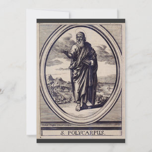 Sint Polycarpus van Smyrna martelaar en kerkvader Kaart