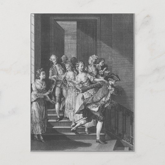 Sint-Preux ontsnapping, deel I Briefkaart (Voorkant)