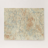 Sint-Regis-kanoe — Gegevens in de Adirondacks Legpuzzel (Horizontaal)