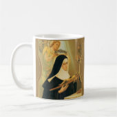 Sint-Rita van Cascia w/Kroon van Thorns Angel Koffiemok (Links)