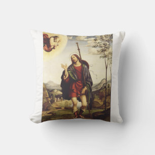 Sint Rochus door Francesco Francia Kussen