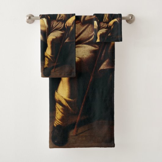 Sint Rochus en de engel van Guy François Bad Handdoek (Insitu)