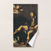 Sint Rochus en de engel van Guy François Bad Handdoek (Handdoek)