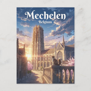 Sint-Romboutskathedraal België Briefkaart