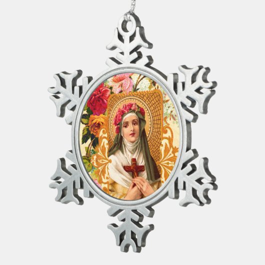 Sint-Roos van het Ornament Lima Snowflake (Rechts)