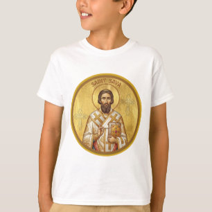 Sint-Sava orthodoxe icoon T-shirt