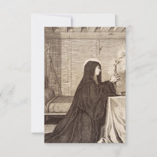 Sint Scholastica patrones van school Bedankkaart