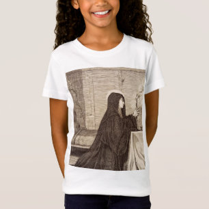 Sint Scholastica patrones van school T-shirt