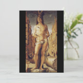 Sint Sebastiaan van Liberale Da Verona Kaart (Staand voorkant)