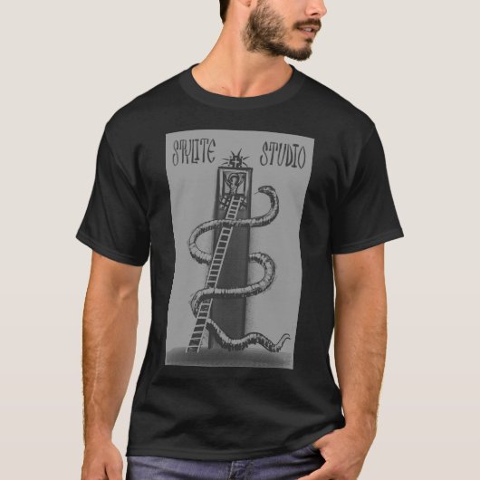 Sint Simeon de Stylite met logo T-shirt (Voorkant)
