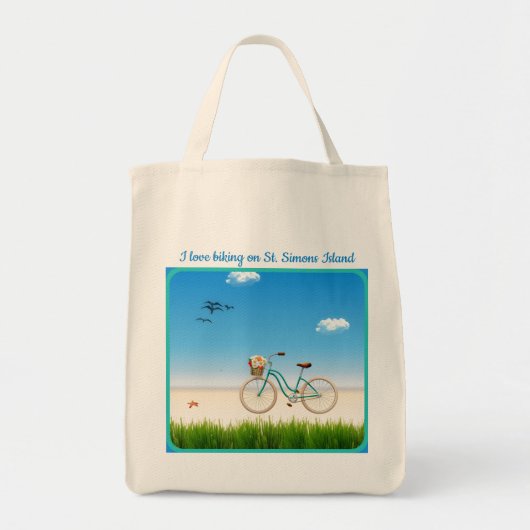 Sint-Simons Island GA Beach Canvas tas (Voorkant)