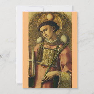 Sint-Stefanus de protomartelaar Fijne Kunst Iconog Feestdagenkaart