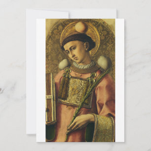 Sint-Stefanus de Protomartelaar Fijne Kunst Iconog Kaart