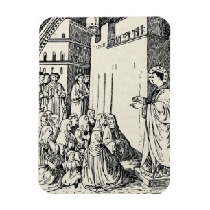 Sint-Stefanus de Protomartelaar Fijne Kunst Iconog Magneet