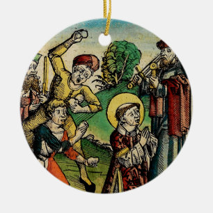 Sint Stephen Protomartyr Eerste Martelaar Keramisch Ornament