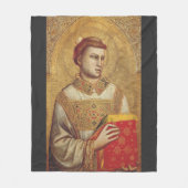 Sint Stephen van Giotto Fleece Deken (Voorkant)