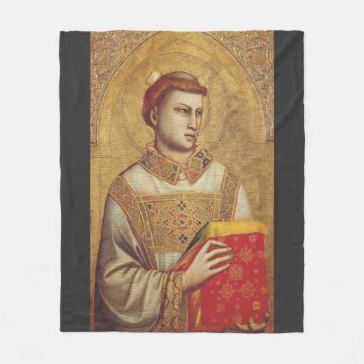 Sint Stephen van Giotto Fleece Deken (Voorkant)