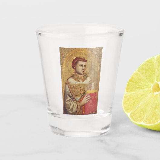 Sint Stephen van Giotto Shot Glas (Voorkant)