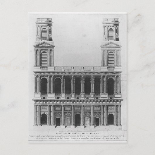 Sint-Sulpice-kerk Briefkaart (Voorkant)