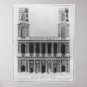 Sint-Sulpice-kerk Poster