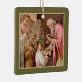 Sint Tarcisius die de Eucharist ontvangt (BL 02) Keramisch Ornament (Rechts)