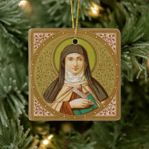 Sint-teresa (SNV 27) Square keramische keramiek me Keramisch Ornament