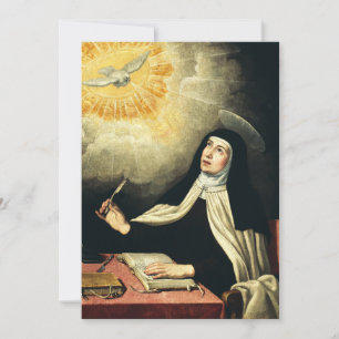 Sint-Teresa van Avila Feestdagenkaart