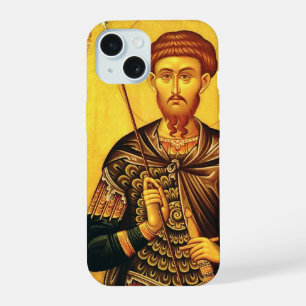 Sint Theodorus Tiron orthodoxe icoon iPhone 15 Hoesje